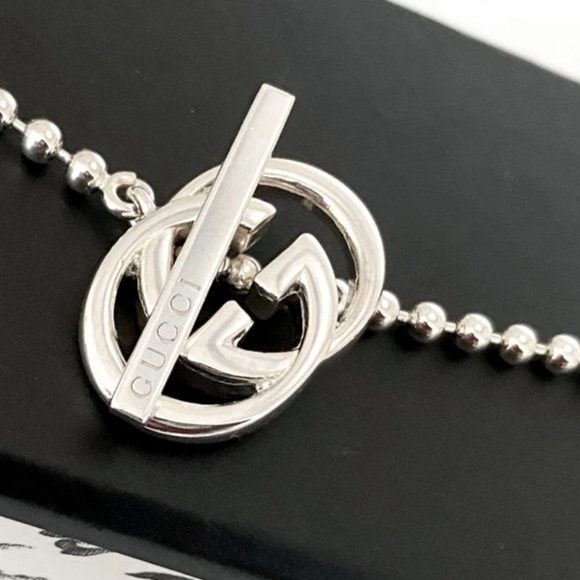 Auth Gucci Interlocking Necklace / Gorgeous 😍 - Picture 6 of 11